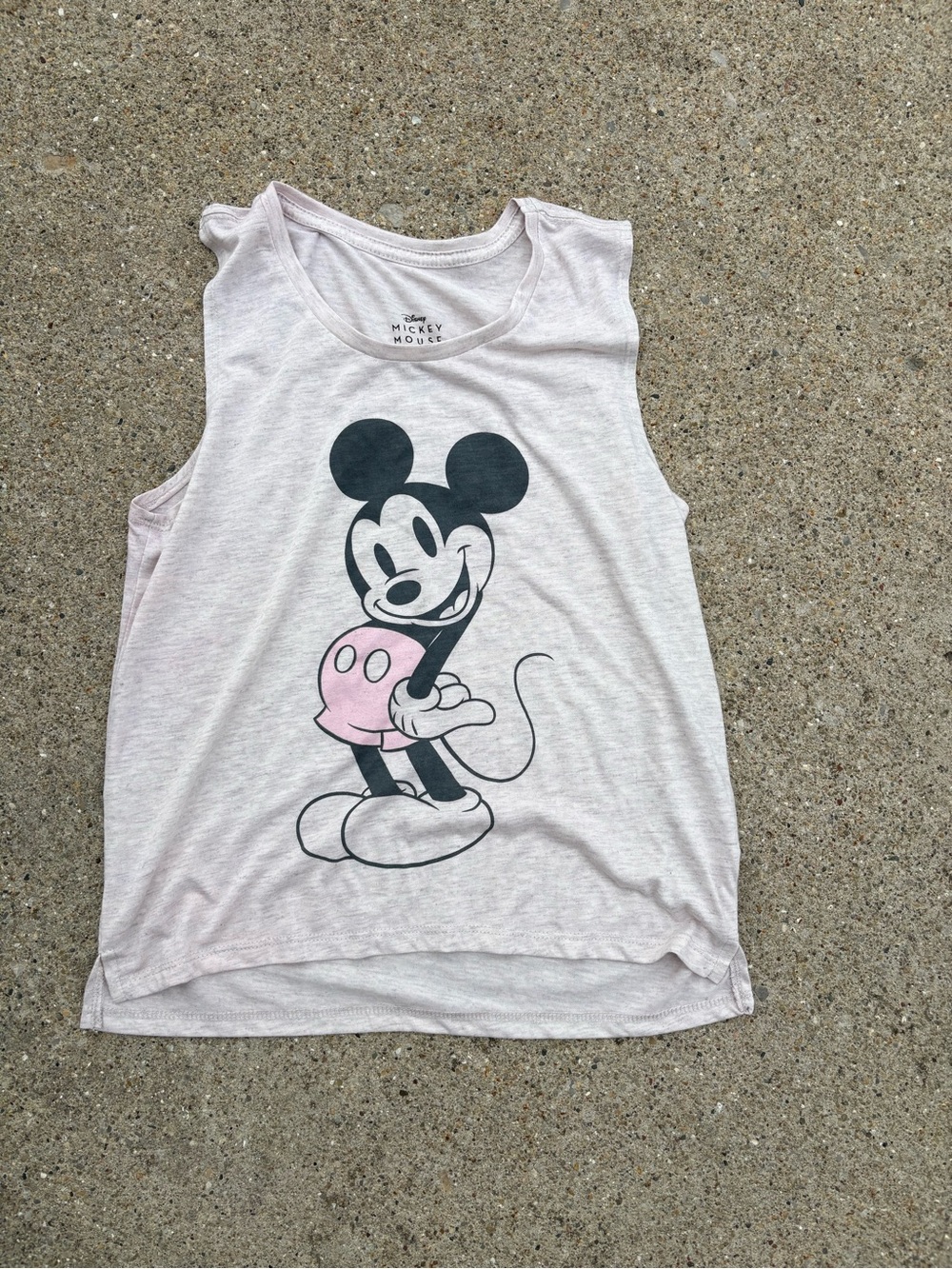 Disney Pink and Black Mickey Mouse women’s Tank Top